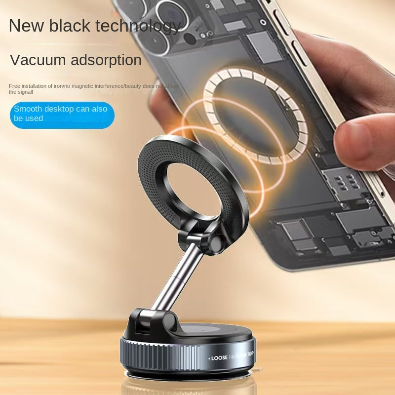 Magnetic Car Mount Vacuum Suction Cup Holder for Navigation Black Technology Product