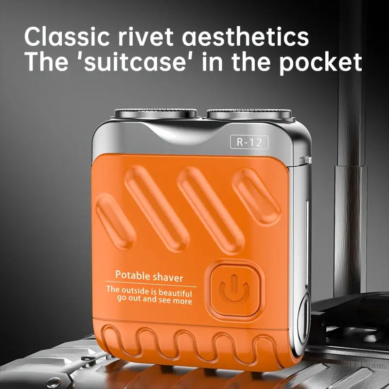 Electric Portable Double Blade Shaver